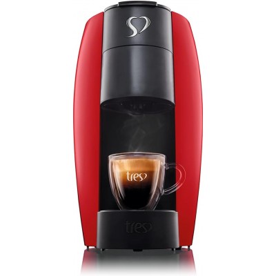 Máquina de Café Espresso Três LOV 220V Vermelha